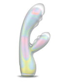 WINX Honey Bunny Squishy Silicone Vibrator with playful pastel rainbow swirl design for ultimate pleasure.