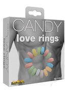 Sweet and Sexy Candy Love Rings 3 Pack featuring colorful candy rings for playful and tasty intimate fun.