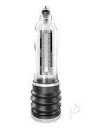 Bathmate Hydromax9 Penis Pump Clear designed for improved power and comfort during use, showcasing the updated bellows system.