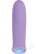 Evolved Purple Haze Rechargeable Silicone Bullet Purple in a soft lilac color, compact and designed for focused pleasure.