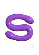 Classix Double Whammy 17.25 Inch Double Dildo Purple in a unique, flexible design for versatile pleasure.
