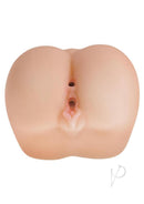 Fuck Me Silly To Go Pussy and Ass Masturbator Vanilla featuring dual-entry openings for enhanced pleasure.