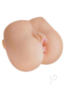Fuck Me Silly To Go Pussy and Ass Masturbator Vanilla with dual-entry design for realistic pleasure.
