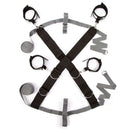 Fifty Shades of Grey Playroom Over the Bed Cross Restraints bondage restraint system for couples' exploration.
