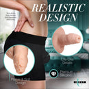 Strap U Uncut Packer Silicone 5.1 inches Dildo Vanilla with realistic design and life-like details
