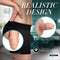 Strap U Uncut Packer Silicone 5.1 inches Dildo Vanilla with realistic design and life-like details