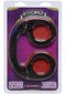 Japanese style bondage cuffs in black, designed for wrists or ankles, featuring a slip-ring design for easy use.