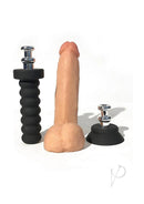 Rascal Jocks Johnny 7 Inch Silicone Dildo Vanilla alongside two other silicone toys for varied pleasure.