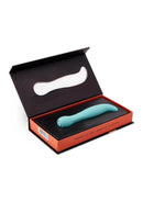 Nu Sensuelle Baelii XLR8 G-Spot Vibrator Electric Blue in packaging, showcasing the product's sleek design.