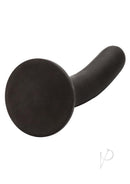 Scandal Crotchless Pegging Panty Set S/M Black silicone probe for strap-on play.