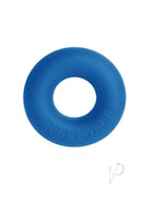 Boneyard Ultimate Silicone Cock Ring 2 Inch Blue, a donut-shaped blue silicone ring for enhanced comfort and erection support.