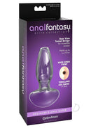 Anal Fantasy Elite Beginner's Anal Gaper Glass Open Tunnel packaging showcasing clear design and ergonomic features.