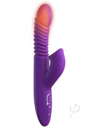 Fantasy For Her Ultimate Thrusting Rabbit Vibrator Purple showcasing vibrant thrusting and clitoral stimulation features.