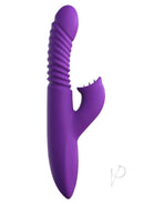 Fantasy For Her Ultimate Thrusting Rabbit Vibrator Purple, offering dual-action thrusting and clitoral stimulation.