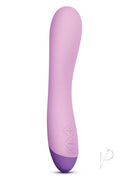 Wellness G Curve Silicone G-Spot Vibrator Purple with a sleek design and vibrant colors for targeted pleasure.