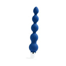 Vedo Quaker Anal Vibe Midnight Madness Men's blue silicone beaded vibrator designed for anal exploration.