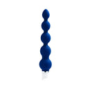 Vedo Quaker Anal Vibe Midnight Madness Men's blue silicone beaded vibrator for anal pleasure.