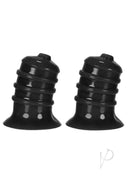 Hunkyjunk Elong Nipsuckers Black for strong nipple suction and comfort, designed for various nipple sizes.