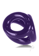 Oxballs Tri-Sport 3-Ring Cocksling Purple featuring a flexible tri-ring design for enhanced support and performance.