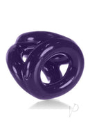 Oxballs Tri-Sport 3-Ring Cocksling Purple, a flexible tri-ring design for support and enhanced erection.