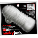 Oxballs Jackt Silicone Stroker White Ice packaging featuring thick-walled design with inner nubs and ridges.