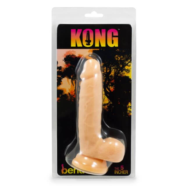KONG BENDERZ DUAL DENSITY DONG 5IN FLESH-0