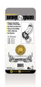 Boneyard Silicone Ring Cock Rings 5 Piece Kit Black packaging showing sizes and features
