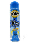 Body Action Ultra Glide Water Based Lubricant 4.4 oz bottle with blue cap and label.