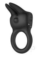 The Rabbit Company Love Ring Vibrating Cock Ring Black designed for shared pleasure and intimate connection.