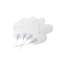 Fetish Fantasy Series Shock Therapy Replacement Pads set of 12 oval-shaped electro-sex pads for stimulation.