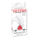 Fetish Fantasy Series Shock Therapy Replacement Pads pack with 12 adhesive shock pads for electro-stimulation sessions.