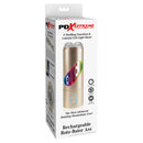 Pipedream Extreme Toyz Roto-bator Ass Masturbator packaging featuring rotating functions and LED lights.