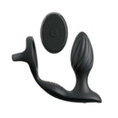 Anal Fantasy Elite Ass Gasm Gyro Milk Pro Black with remote, designed for prostate stimulation and perineum pleasure.