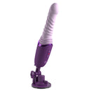 Fantasy For Her Luxe Thrust Vibrator Purple with ergonomic handle and thrusting features.