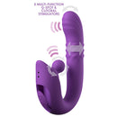 Fantasy For Her Harmoni Pro G-Spot Vibrator Purple displaying 5 multi-function G-spot and clitoral stimulators.