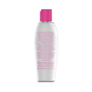 Pink Silicone Lubricant 4.7 Oz bottle with pink cap and instructions on the back.