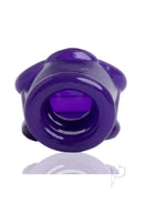 Oxballs Powersling Cock and Ball Stretching Sling Purple, designed for enhanced comfort and bulge.