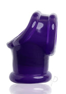 Oxballs Powersling Cock and Ball Stretching Sling Purple side view, showcasing its unique design.