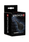 Prowler RED Bulb Anal Douche Medium Black packaging on a black background showcasing classic douche.