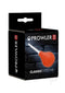 Prowler RED Bulb Silicone Anal Douche Small Orange packaging showing sleek design and features for personal hygiene.