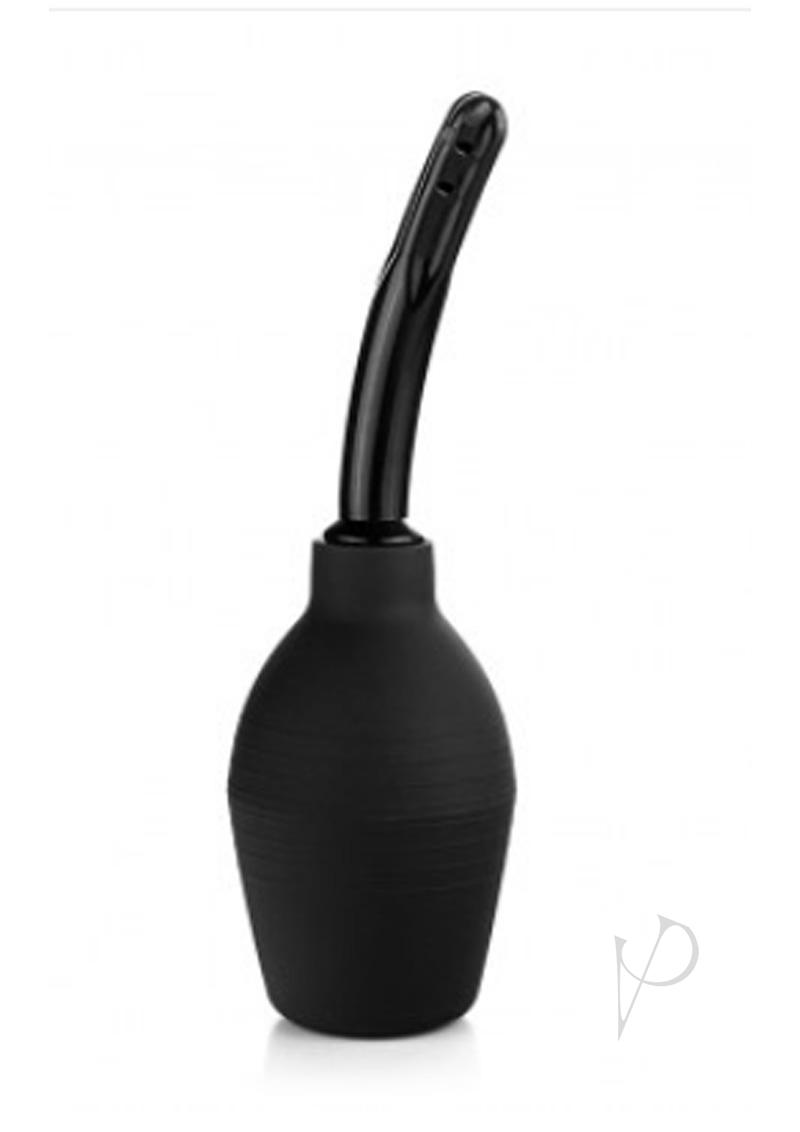 Prowler RED Flexi Silicone Anal Douche Black, designed for comfortable and effective cleansing experience.