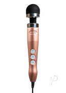 Doxy Number 3 Rose Gold Magic Wand Vibrator with Removable Silicone Head and Long Power Cord