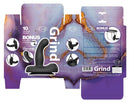 Cloud 9 Grind Insertable Vibe Suction Cup & Harness packaging showcasing bonus features and design.