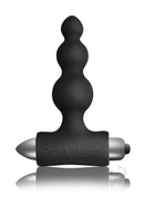 Silhouette Be Mine Silicone Bullet Vibrator Set Black with silicone attachment for pleasurable experiences.