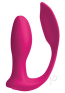 3Some Double Ecstasy Silicone Remote Control Vibrator Pink features dual vibration and playful design.