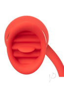 French Kiss Casanova Clit Stimulator Red close-up showcasing the flickering teaser design.