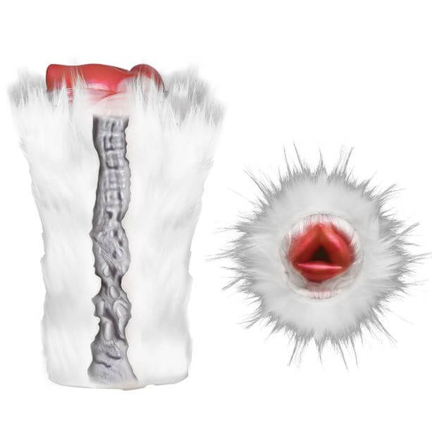 CREATURE COCKS SNOW SHE-WOLF SILICONE STROKER-4