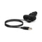 b-Vibe Triplet Remote Controlled Anal Beads Plug Black with USB charging cable for versatile pleasure.