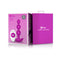 b-Vibe Triplet Remote Controlled Anal Beads Plug Fuchsia packaging and remote control displayed in vibrant pink.