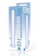 First Glass Thins Cylindrical Glass Plug Clear packaging with product details and design elements.
